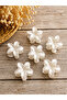 Women's White Floral 6-Piece Buckle Set