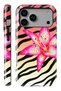 iPhone 17 Pro Leopard Flower Double Layer Full Covering Printing Glossy Protect Phone Case