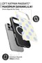 (Magsafe) iPhone 12 Blue Polka Dot Double Layer Shiny Protect Phone Case - 2