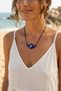 Krm Handmade Bohemian Blue Evil Eye Necklace Krm - 2