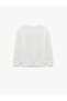 Shardonlu Long Sleeve Crew Neck Embroidered Sweatshirt - 4