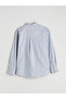Lcw vision blue relaxed fit long sleeve striped men's shirt - 6