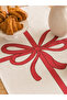 Quality Parts from Çelebi Store Bow Printed Table Runner 45X150 cm - 4