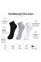 Men's Short Socks, 6-Pack and 12-Pack, 80% Cotton, Seamless Toe, Breathable Soft Ankle Socks - 8