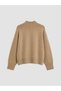 Vizyon New Season Brown Half Turtleneck Women's Knitwear Sweater - 6