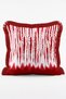 Colorful Batik Line Patterned 4-Piece Fringed Throw Pillow Cover Set - 3