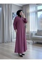 Boydan Zippered Pocketed Tunic Ferace Italian Crepe Fabric - 3