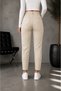 Alice Women's Beige High Waist Lycra Mom Jean - 4
