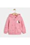 100% Cotton, Non-Fluffy, Two Yarn Patterns, Daisy Pattern, Zippered Girls' Cardigan 12 Months, 2Y, 3Y, 4Y Girls - 2