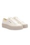 Women's Vulc Beige Flatform Canvas Shivary 16t Sneaker Sports Shoes