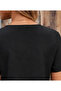Women's Short Sleeve V-Neck Blouse and Short Two-Piece Set - 7