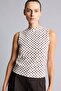 Polka Dot Slim Fit High Neck Basic Undershirt I7292Ax26Hs