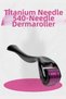 Dermaroller Titanium 540 Needle 1 mm Skin Care Hair Eyebrow Beard Serum - 2