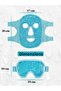 2-Pack Mask Set Hot/Cold Application Face and Eye Mask Mask for Headaches, Eye Strain, Stress - 4
