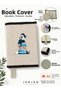 Natural Fabric Book Cover,Washable Book Cover,Book Protector,32X22 cm Book Protective Bag,Book Sleeve,Book Bag,Book Lover Gift,Organizer,Notebook Agenda Cover