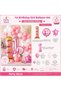 1 Year Old Birthday Girl Balloon Set Pink White Concept One Foil Balloon Party Decoration Set 64 Pieces - 2