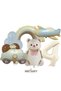 Best Latex Balloon Rainbow Airplane Police Car Birthday Balloon Set with Teddy Bear Age-4