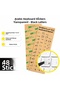 Premium Adhesive Black Arabic Letters – Arabic Keyboard Stickers Transparent Matte – for Laptop and Desktop Keyboards – Standard 11X13 mm Key Fit - 7