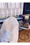 Short Tulle Curtain with Honeycomb Top - Lavinya Ecru 1-in-2 Continuous Pleated Non-Ironing Stripes - 3