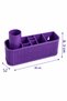 Multi-Compartment Bathroom Organizer-Toothbrush Holder Makeup and Personal Care Organizer- Stand with 9 Color Options - 3