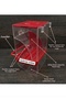 Fan Bird Equipment "Red Red Feeds, White White Cools: the National Pride of the Cage!" Smart Feeder and Bird Bath - 2