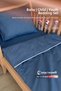 100% Cotton Poplin Children's Youth Duvet Cover Set 3 Piece Duvet Cover Set with Elastic Sheet 90X190 - 3