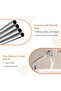 3 Piece Stainless Steel Straw Set - 2