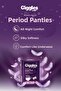 Panty Pad (Menstrual Night Panties) Waist Size 52-100 cm Standard Size 3 Packs 12 Pieces - 5