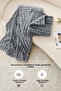 Fur Bubble Blanket Double Size Plush Rabbit Hair Soft 220X240 cm Anthracite - 4