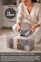 4 Pieces 15Lt Elora Organizer Box - Lockable Lid Multi-Purpose Cabinet Organizer Storage Box Beige - 4