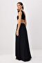 Black Asymmetric Collar Asymmetric Maxi Knitted Evening Dress & Graduation Dress Tprss26Ae00120 - 4