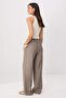 Haki Modal Beli Lastikli Wideleg Geniş Paça Pantolon TWOSS26PL00105 - 4