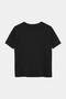 Siyah Bisiklet Yaka Taş Baskılı Örme Büyük Beden T-shirt TBBSS26BF00051 - 8