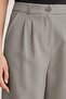 Açık Gri Wide Leg/Geniş Paça Pilili Dokuma Pantolon TWOAW22PL0475 - 6