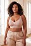 Mink Seamless Laser Cut Invisible/Ghost Wire-Free Covered Bralette Knitted Bra - 2