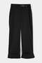 Trendyolmilla Wardrobe Essentials – Siyah Kemer Tokalı Duble Paça Pantolon | TWOAW27PL00010 - 5
