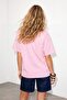 Pembe Aksesuar Detaylı T-shirt TDRSS26TS00055 - 4