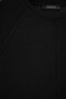 Siyah Soft/Yumuşak Dokunuşlu Dikiş Detaylı Reglan Kol Bele Oturan Örme T-Shirt TWOAW27TS00035 - 6