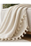 100% Natural Cotton Double Pique 200X240 Cm, Soft Textured, Lightweight, Bedspread, Sofa Throw - 3