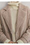 Collared Boucle Coat - 6