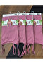 4-Piece Rope Strap L Stretch Fabric Bamboo Women's Tank Top - 3