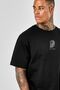 Azurco Oversize Plato Printed Black Tshirt