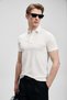 111040241 Jaxon Hi-Tech Seamless Polo Neck T-Shirt Men's T-Shirt White - 3