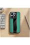 Tecno Spark 20C Compatible Case Premium Leather Case Green - 4