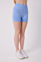 Women's High Waist Gathering Seamless Mini Shorts Leggings with Gathering Back - 6