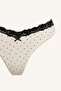 Lace Detailed Polka Dot Brazilian Panties G6446Ax26Sm - 6
