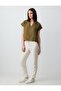 High Waist Regular Leg Linen Pants - 2
