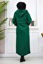 Front Tie Cache Coat Emerald 19169 - 5