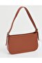 010172 Flat Baguette Shoulder Bag - Tan - 2