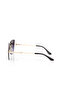 Crystal Square Women's Sunglasses Black Color - 5
